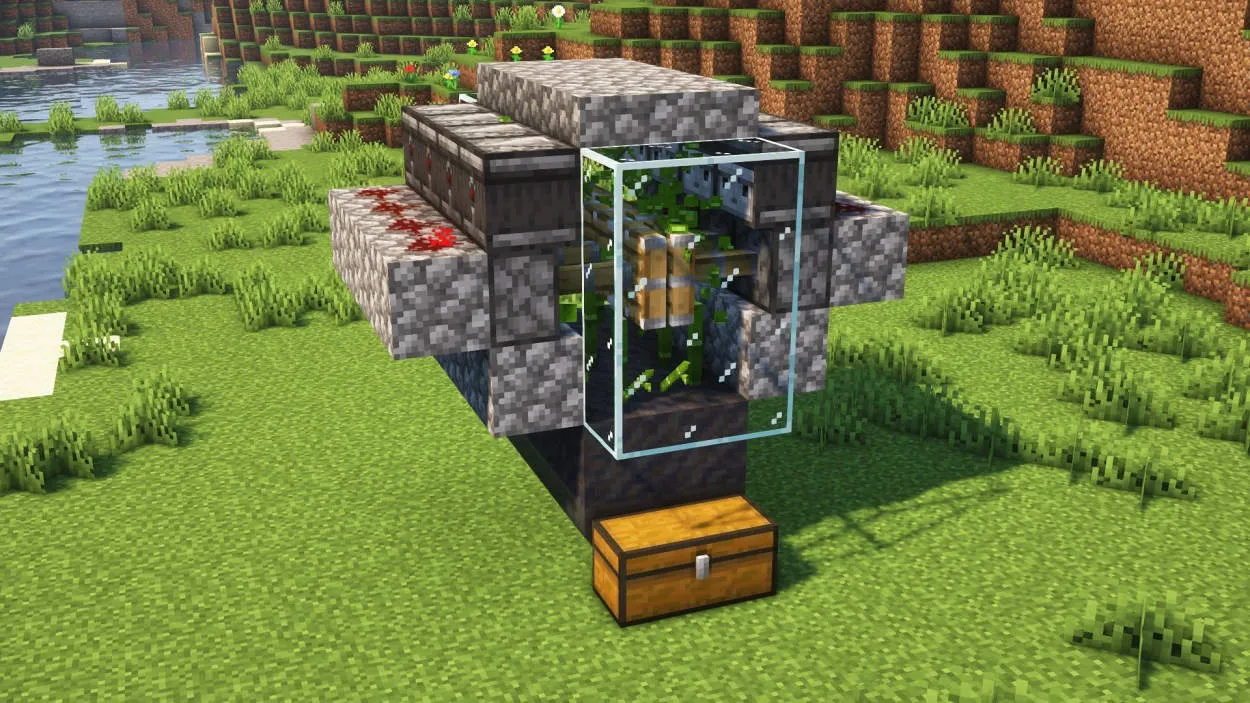 Bagaimana Membuat Automatic Bamboo Farm di Minecraft