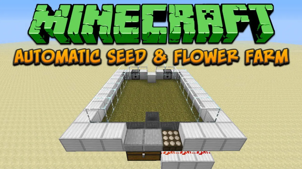 Bagaimana Membuat Automatic Flower Farming System di Minecraft