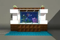 Cara Membuat Automatic Fish Tank di Minecraft