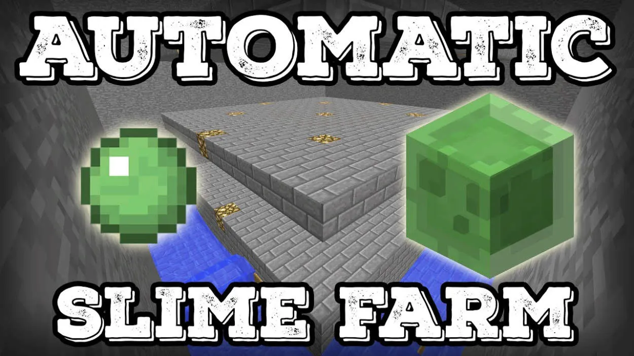 Cara Membuat Automatic Slime Farm di Minecraft