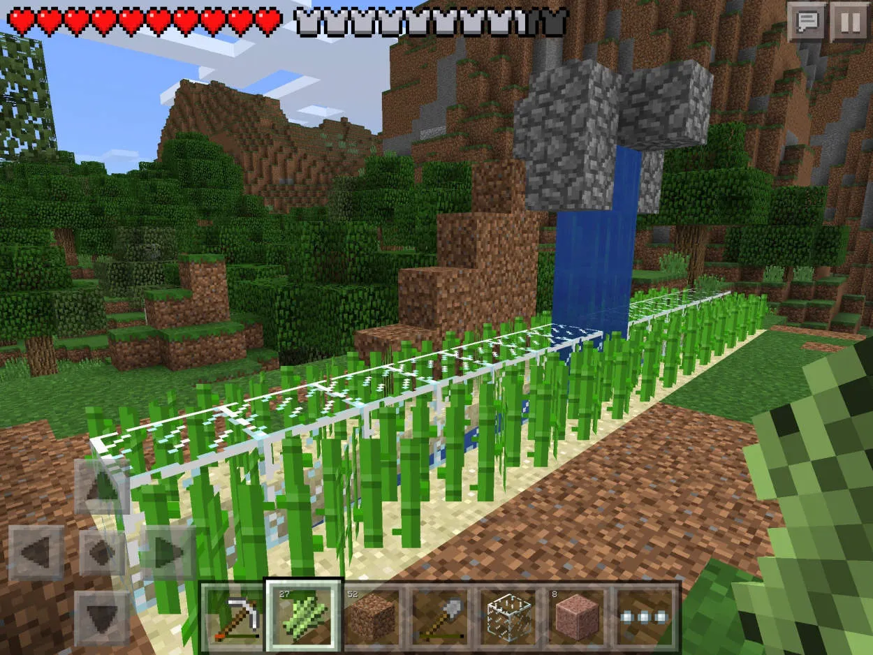 Cara Membuat Automatic Sugarcane Farm di Minecraft