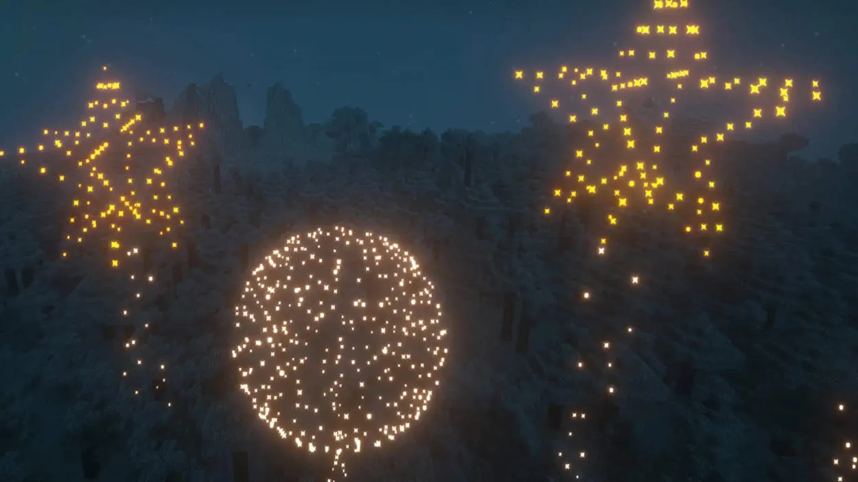 Cara Membuat Fireworks yang Mengesankan di Minecraft