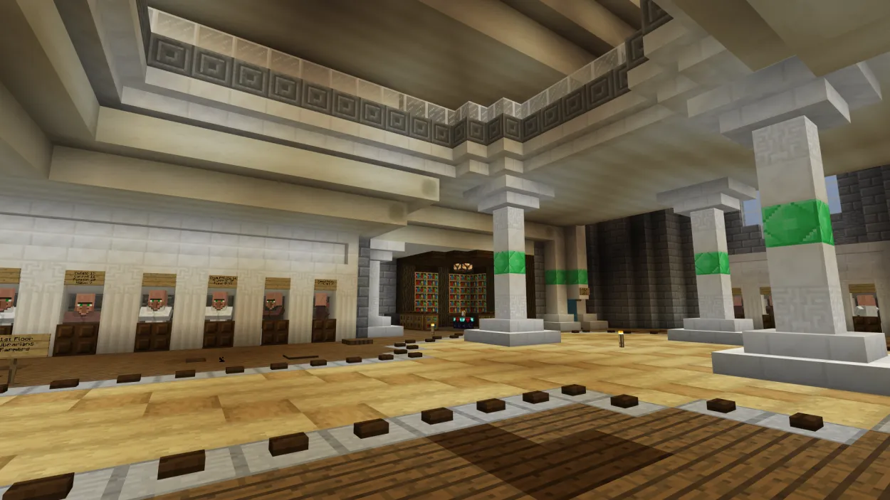 Memahami Mekanisme Automatic Villager Trading Hall di Minecraft