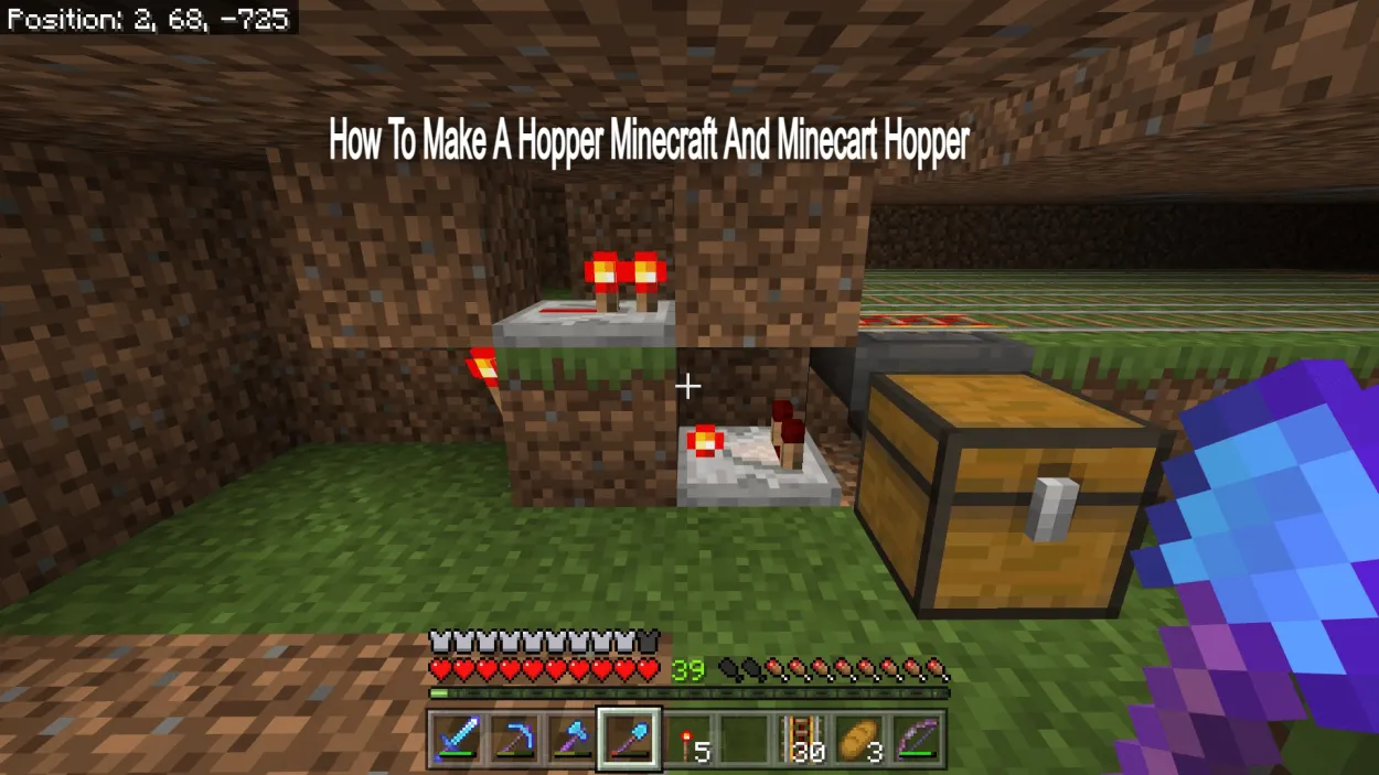 Mengoptimalkan Penggunaan Hopper dan Minecart dengan Hopper di Minecraft