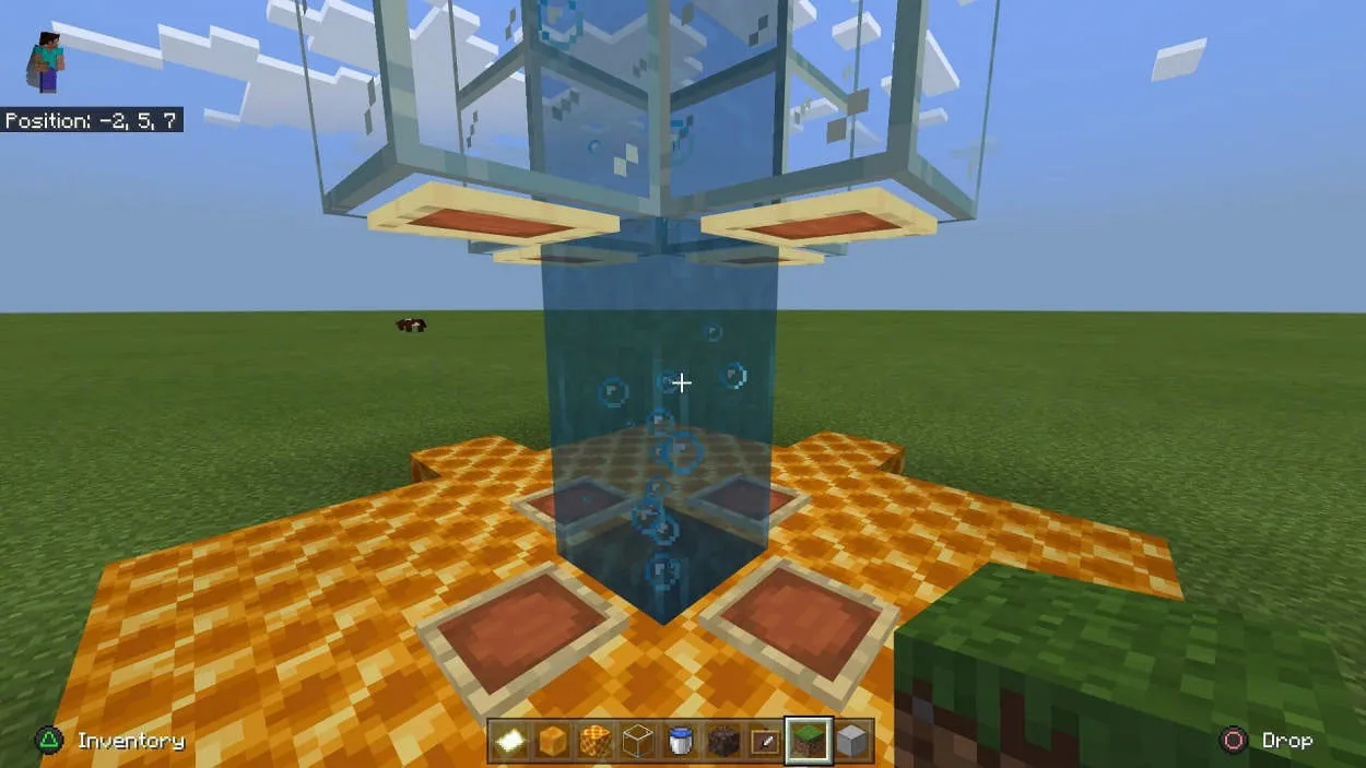 Mengoptimalkan Penggunaan Water Elevator di Minecraft