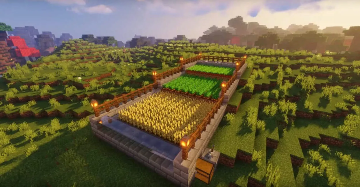 Meningkatkan Keterampilan Bermain dengan Automatic Crop Farm di Minecraft