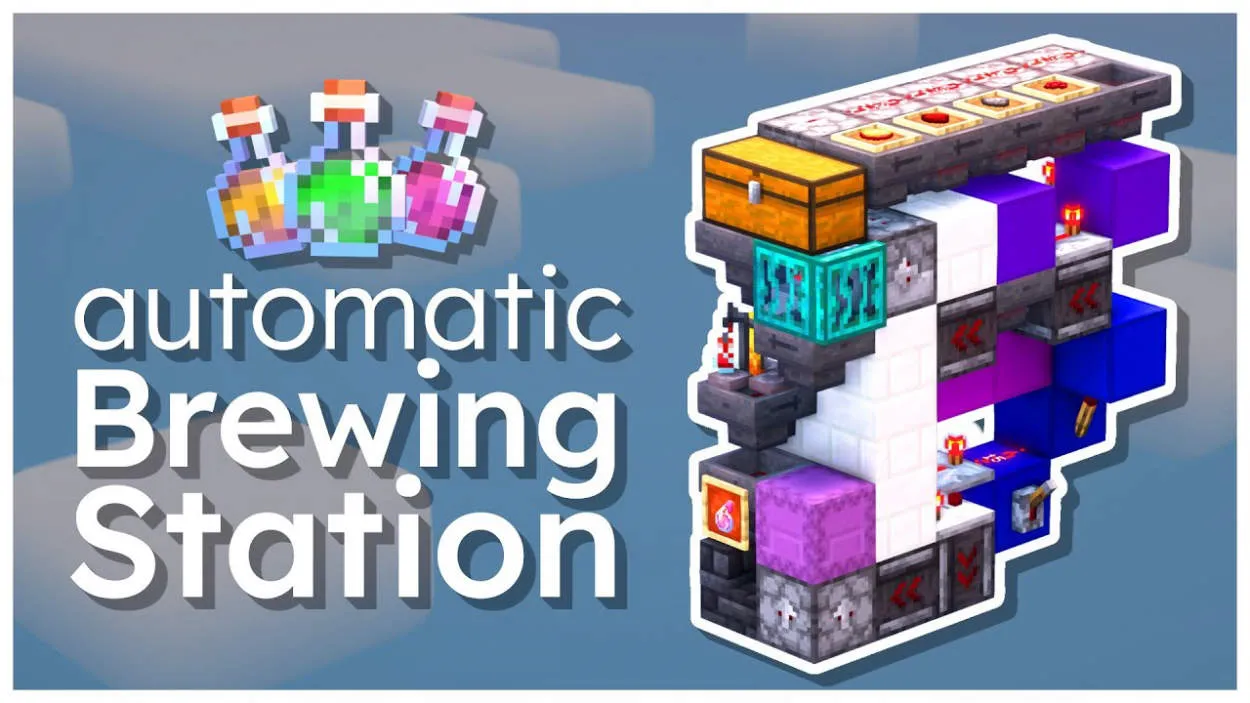 Meningkatkan Keterampilan Bermain dengan Automatic Potion Brewing Stand di Minecraft