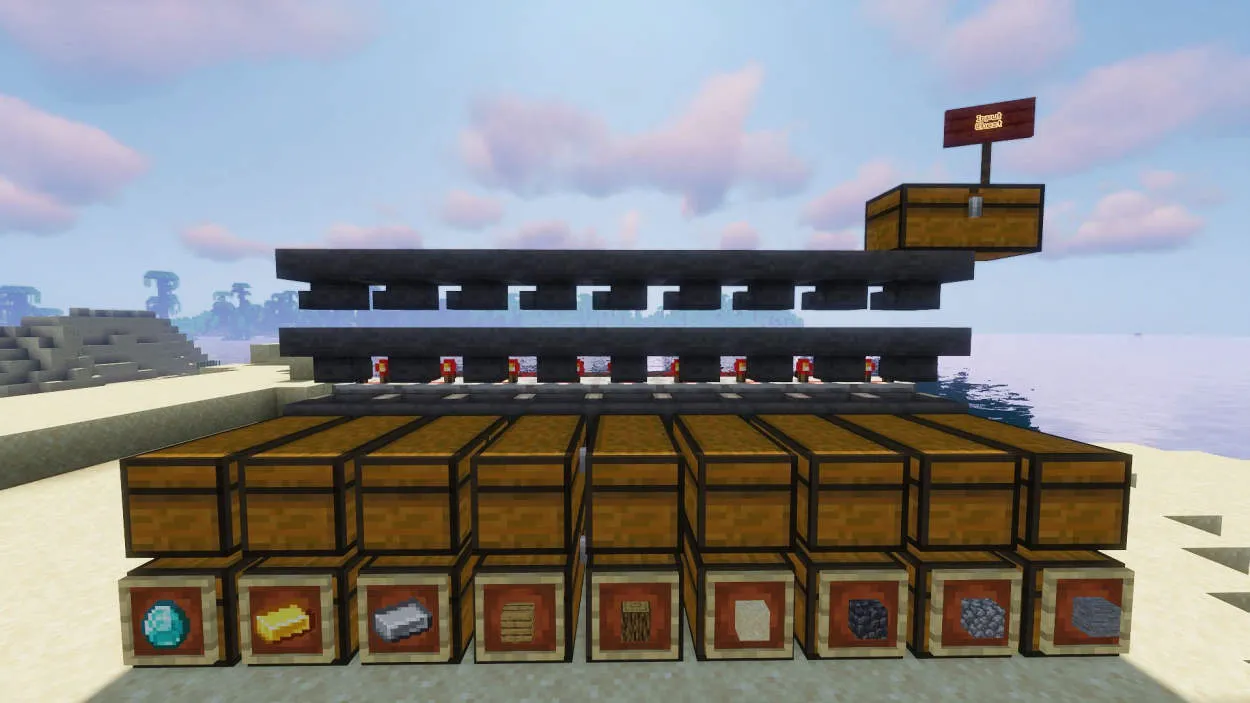 Tips Memanfaatkan Automatic Wool Sorting System di Minecraft